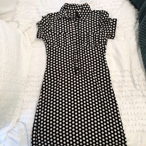 Vintage polka dot mini dress. Size 4